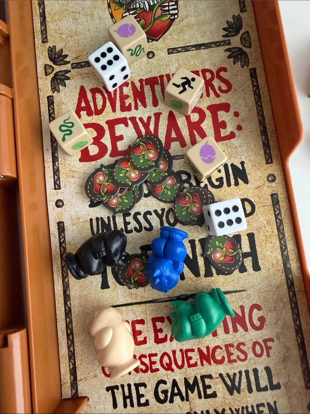 Jumanji Deluxe Board Game - Brown Jungle Edition - 90s Collector Nostalgia Toy - Picture 13 of 15